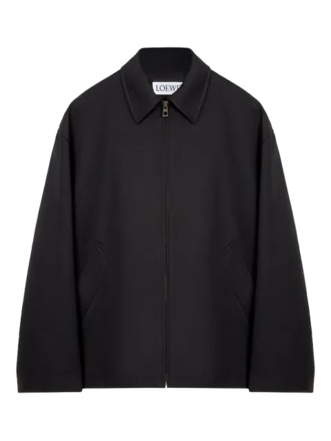LOEWE zip-up bomber jacket