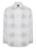 MISBHV plaid button-up shirt - White
