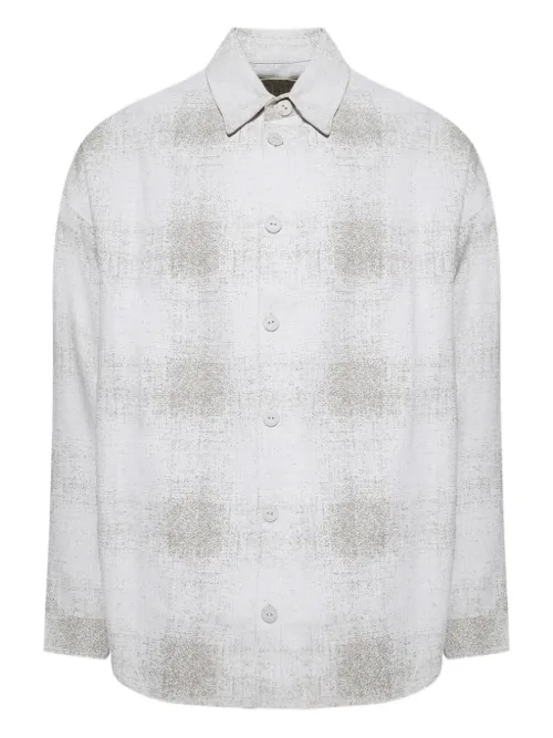 Chemise boutonnée à carreaux - MISBHV - Modalova