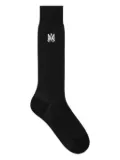 AMIRI embroidered-logo socks - Black
