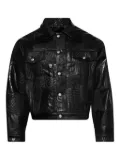 EARTHLING VIP Body Shop patchwork leather jacket - Black