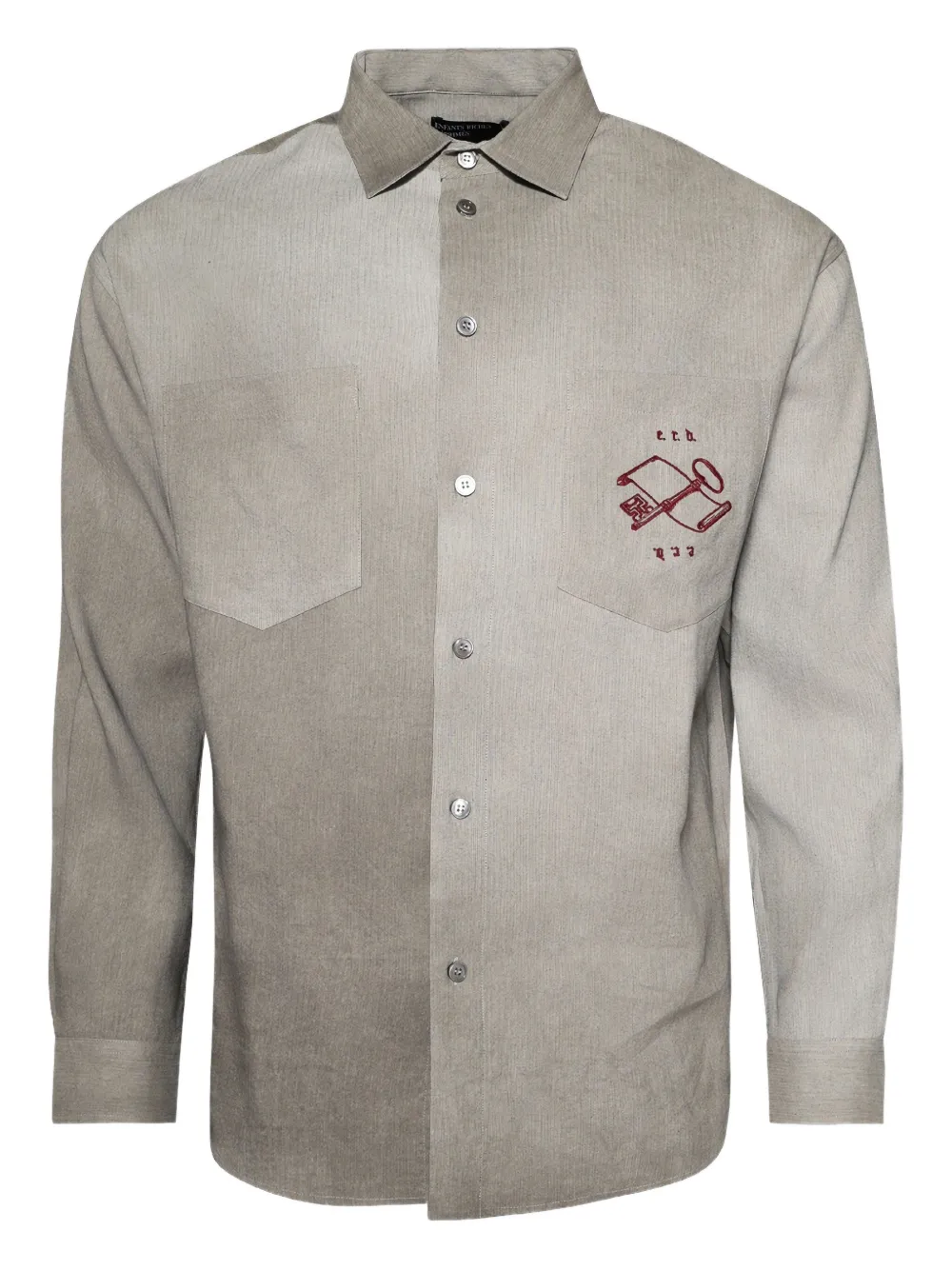 logo-detail shirt