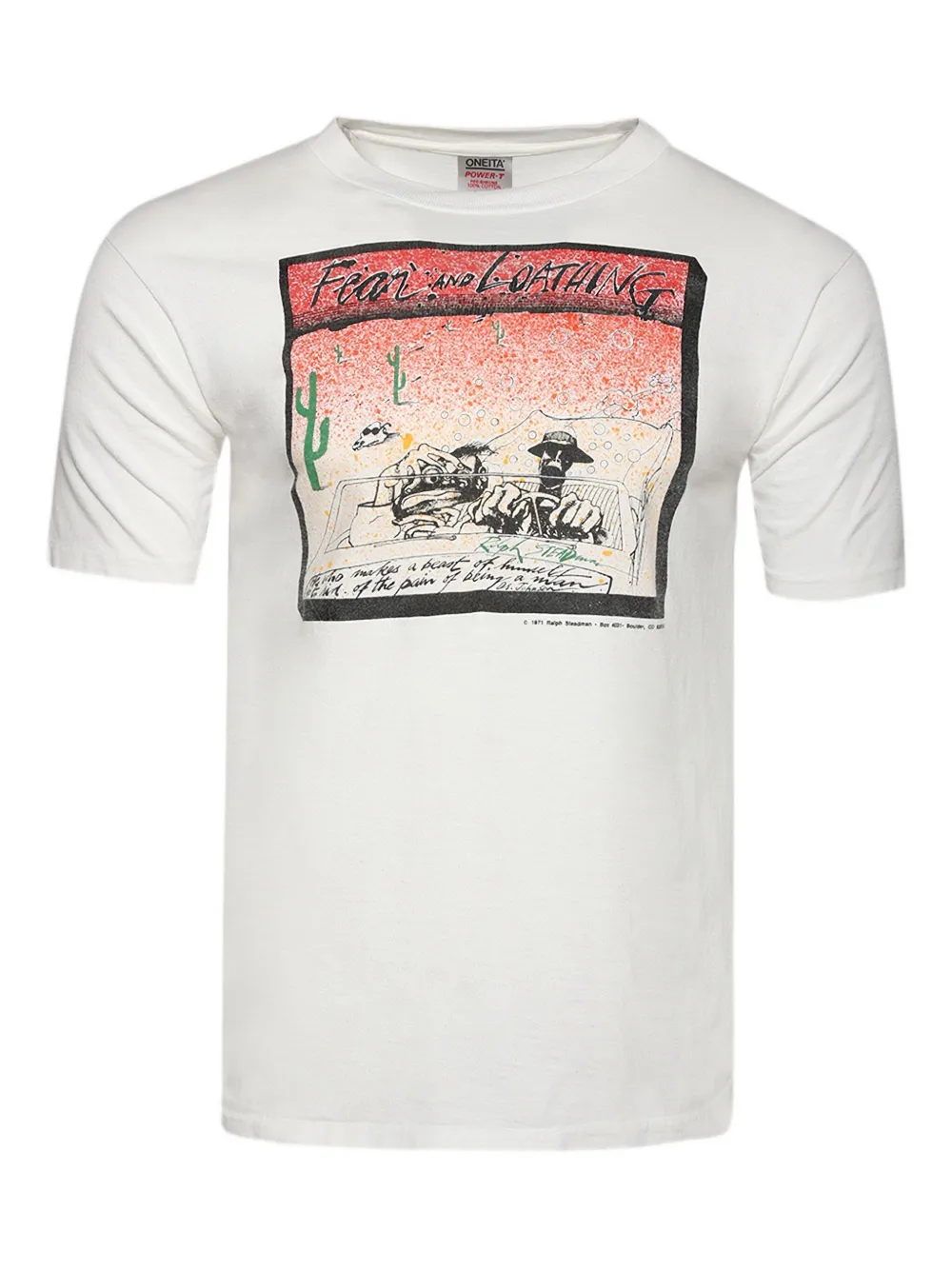 EARTHLING VIP graphic-print T-shirt - ホワイト EARTHLING VIP graphic-print T-shirt - ホワイト