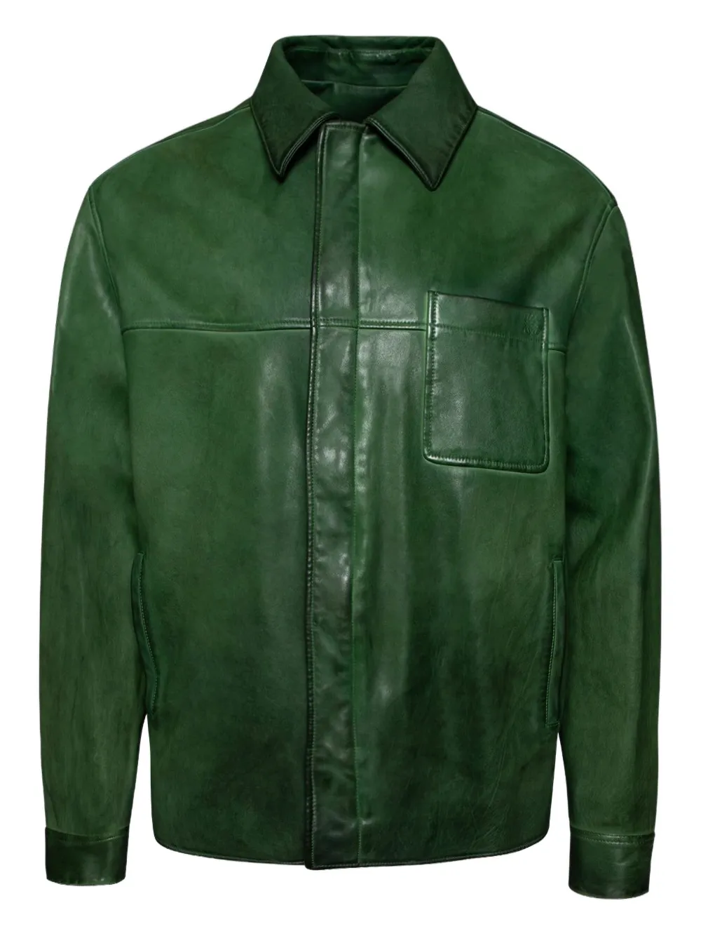 LOEWE sobrecamisa con botones | verde | Image 1