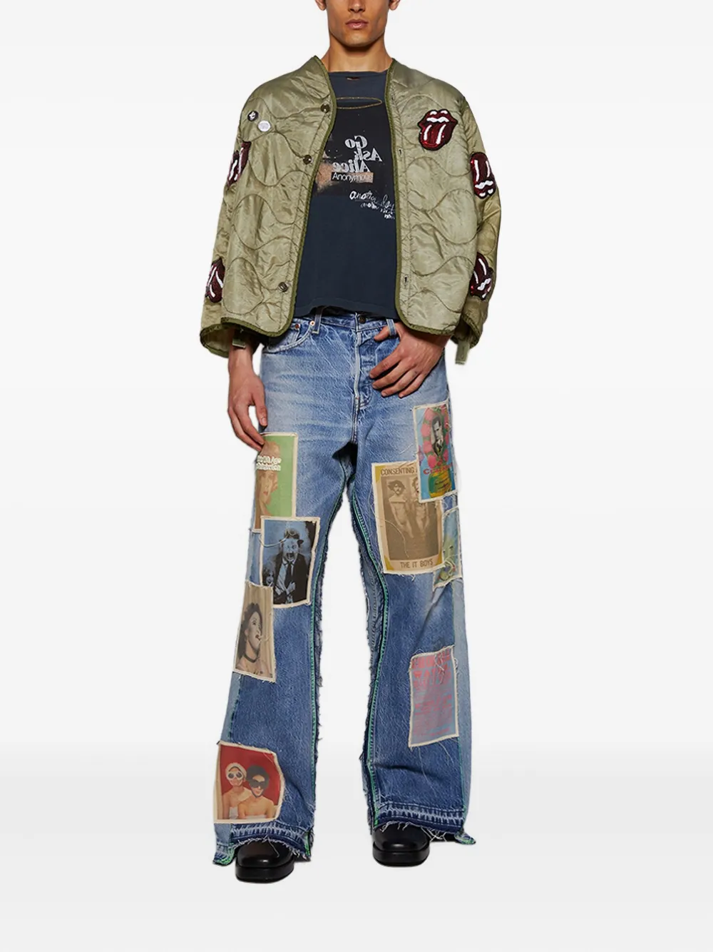 MadeWorn patch-detail jacket | Down Jackets | Image 2