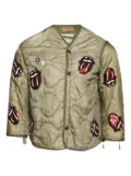 MadeWorn patch-detail jacket - Green