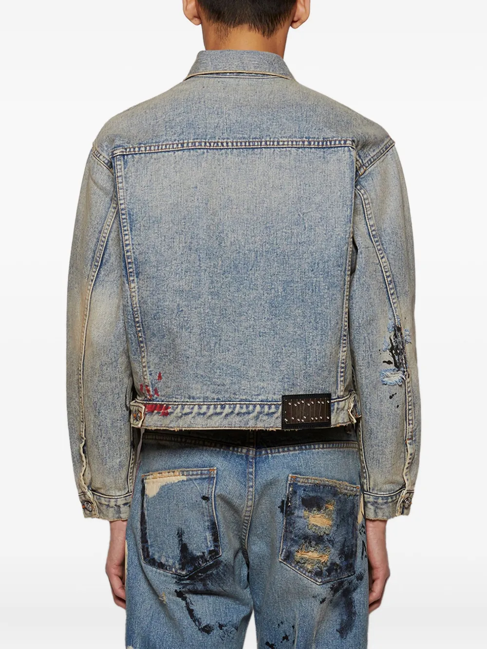 EARTHLING VIP Oil Change denim jack Blauw