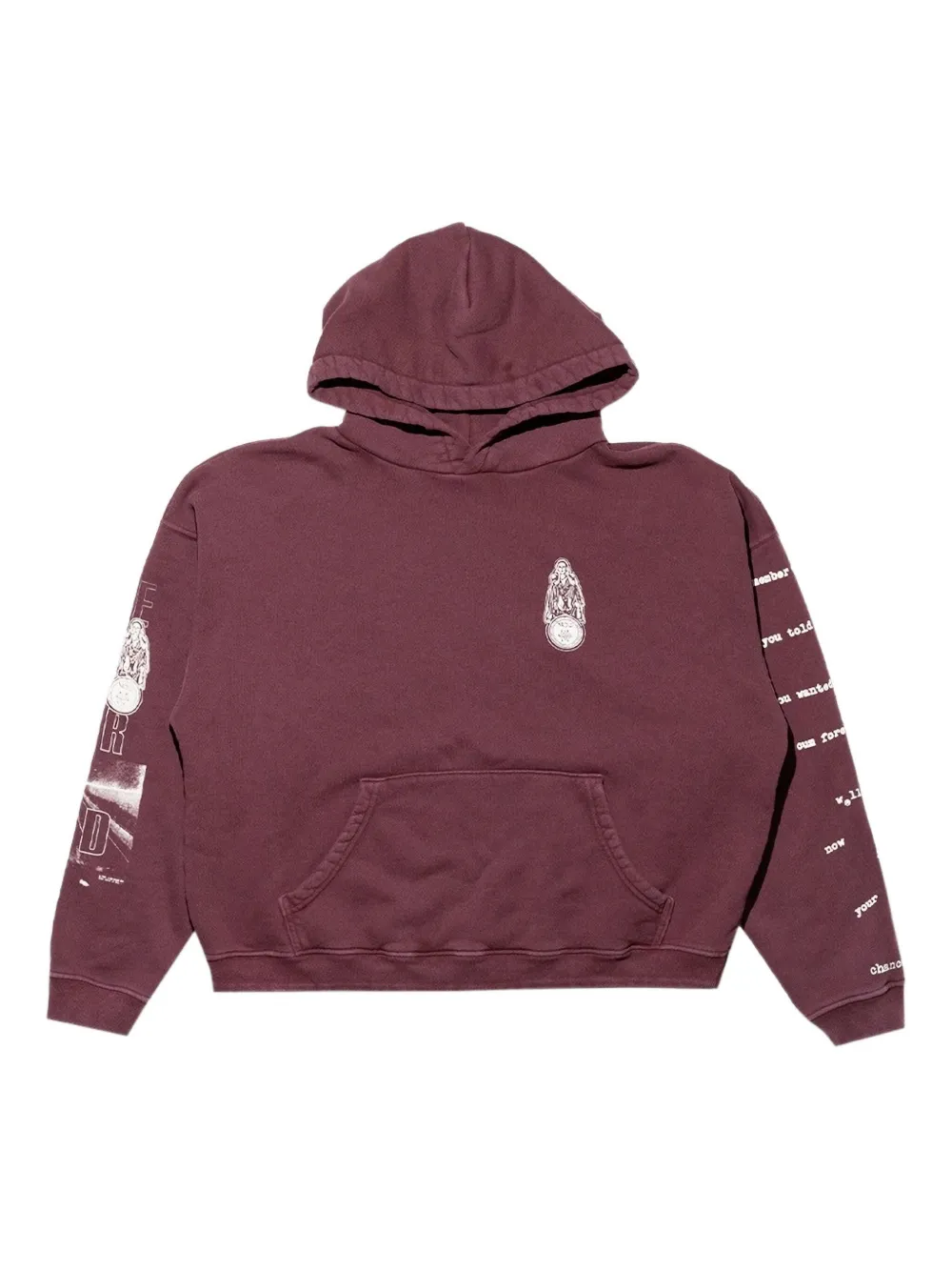 Enfants Riches Déprimés graphic-print hoodie | Red | Image 1