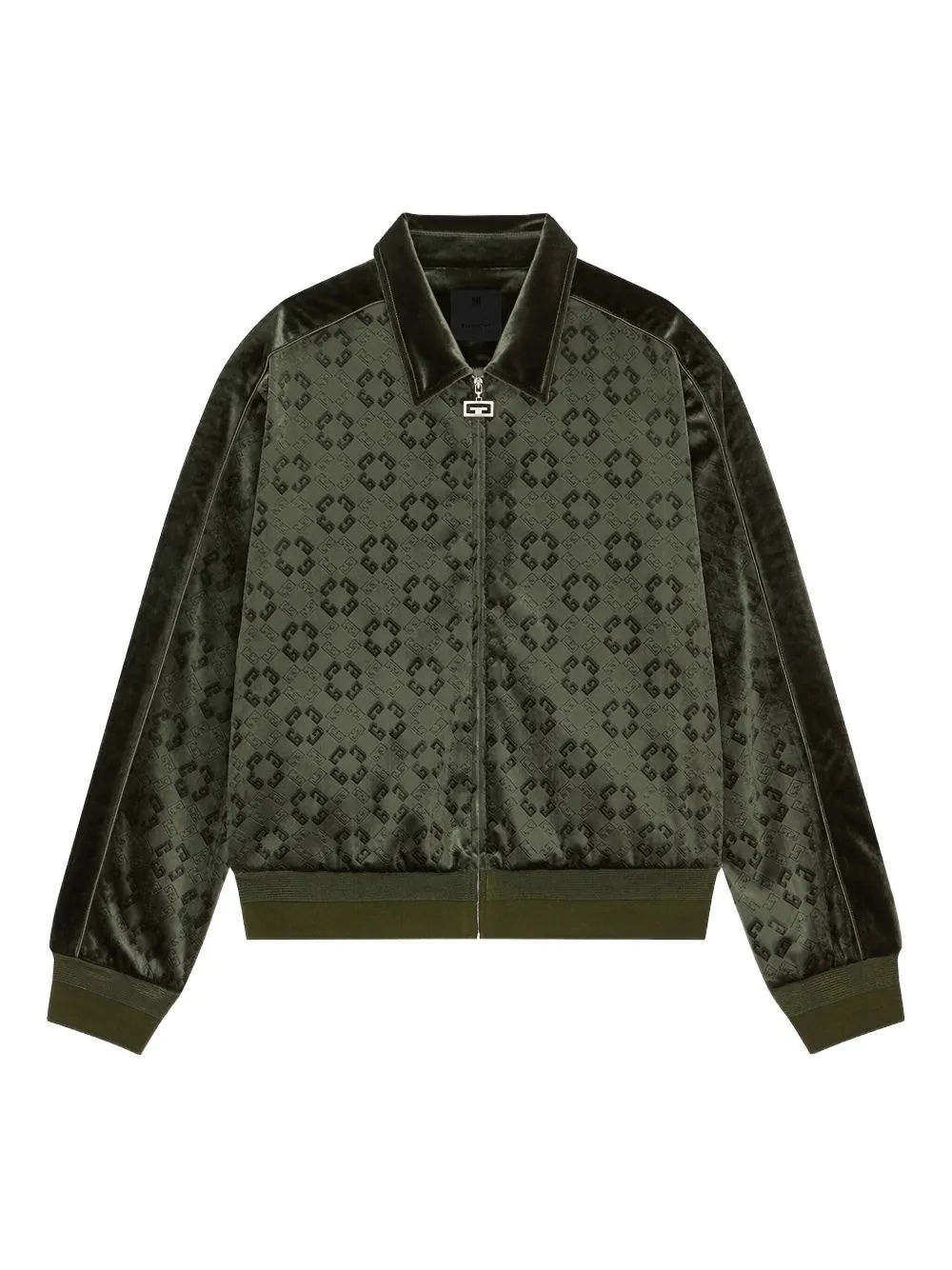 Givenchy 4G velvet bomber jacket | Green | Image 1
