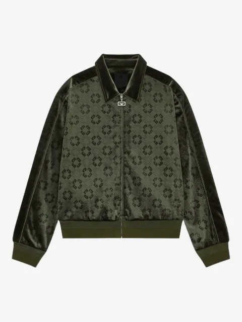 Givenchy Jaqueta bomber de veludo 4G