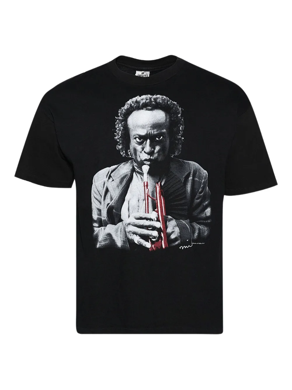 EARTHLING VIP Miles Davis T-shirt | Black | Image 1