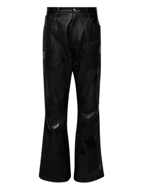 EARTHLING VIP pantalones capri con diseño patchwork