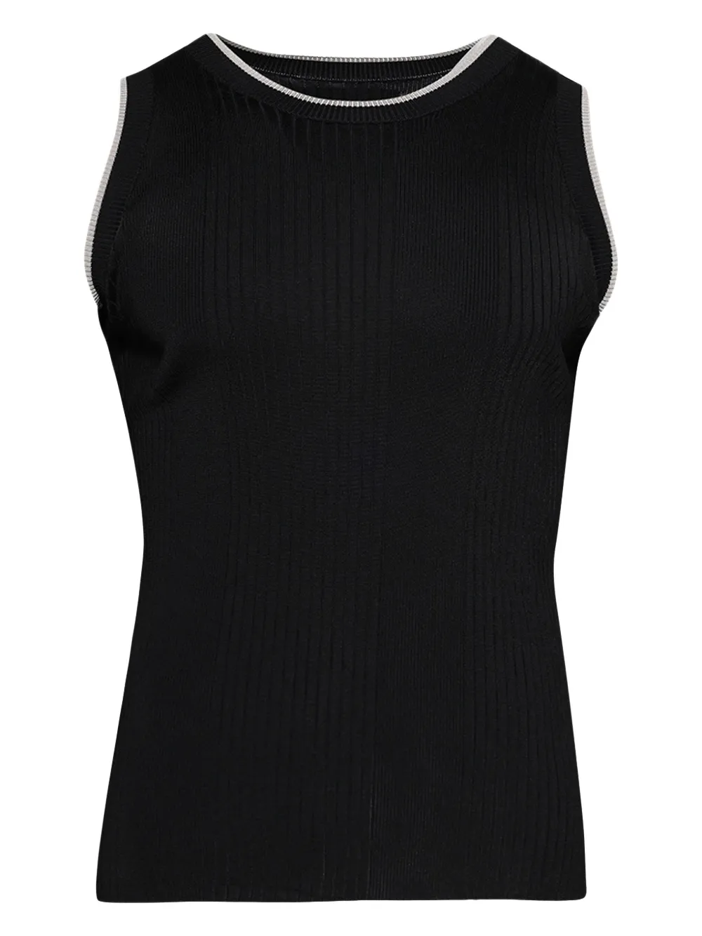 AMIRI ribbed tank top | Black | Image 1