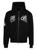 AMIRI Music Club zip-up hoodie - Black