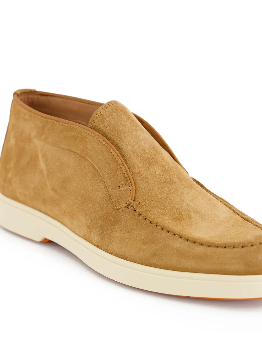 Suede Slip-On Boots