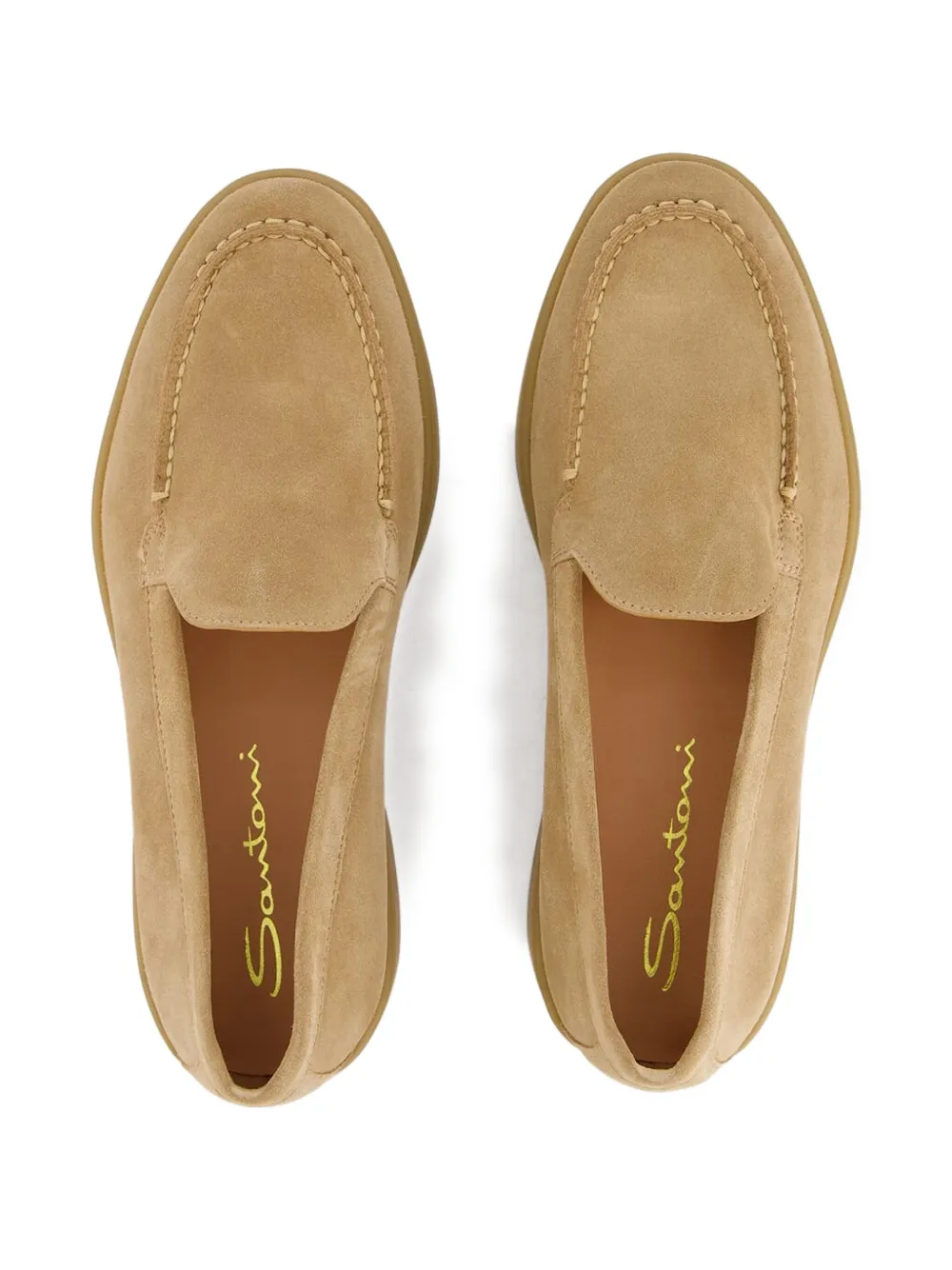 Santoni Slip-on schoenen Beige