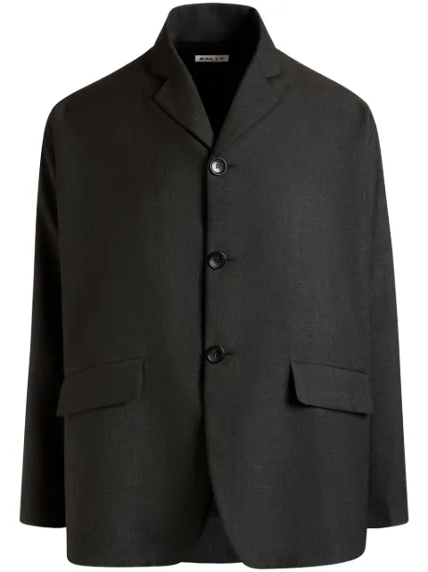 Bally mélange-effect blazer