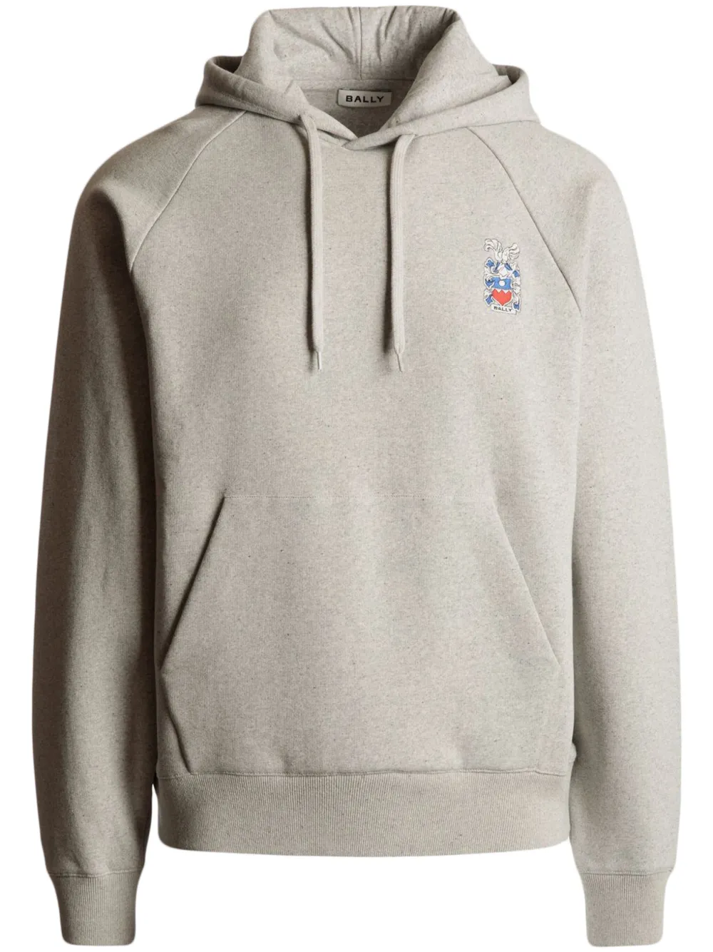 Bally Hoodie met geborduurd logo Grijs