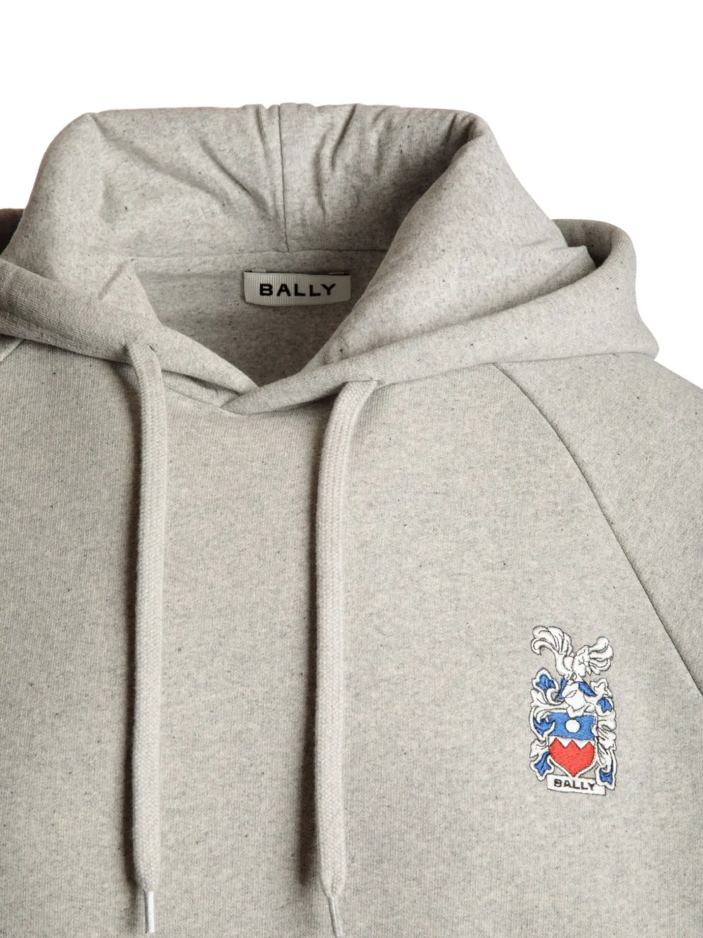 Bally Hoodie met geborduurd logo Grijs