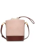 Bally mini Bar bucket bag - DUSTY PETAL/RUSSET+O