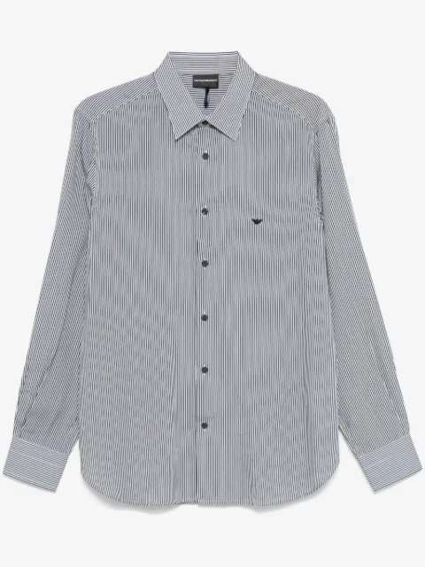 Emporio Armani chemise à fines rayures