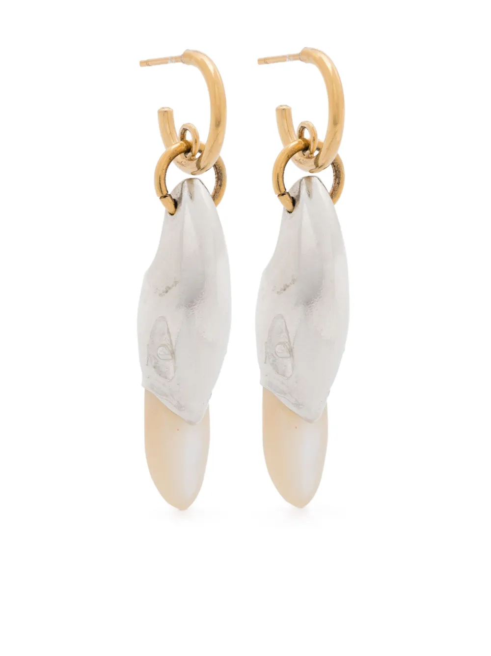 BEATRIZ PALACIOS aretes Swan | plateado | Image 1