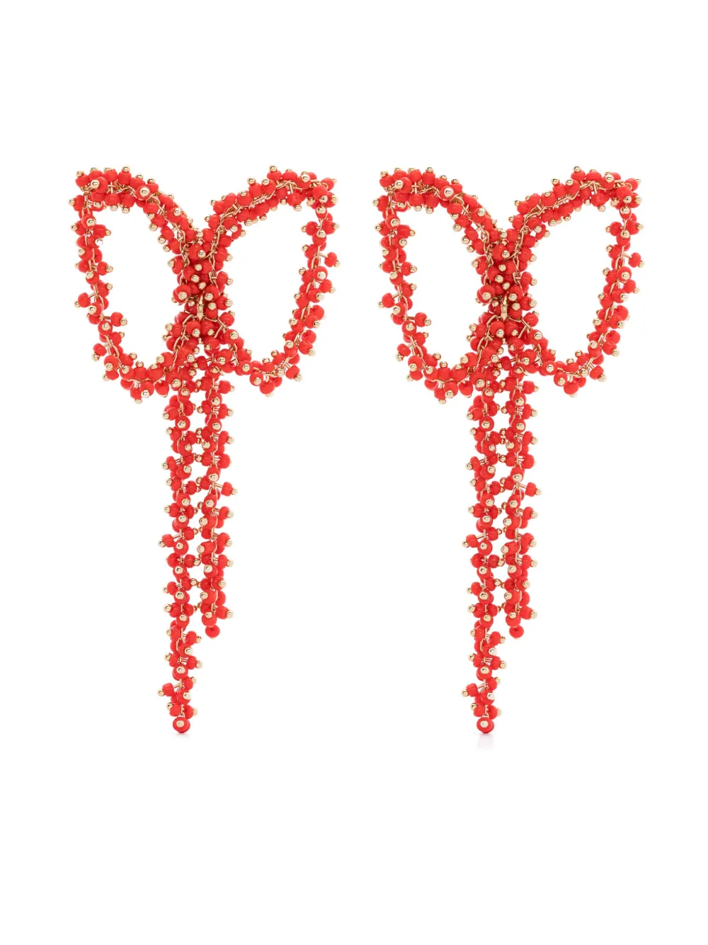 BEATRIZ PALACIOS aretes de moño | rojo | Image 1