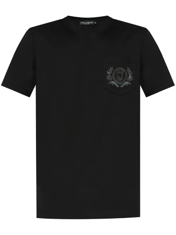 Dolce & Gabbana T-shirt In Cotone | Nero | FARFETCH IT