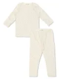 Bonpoint floral motif sweater and leggings set - White