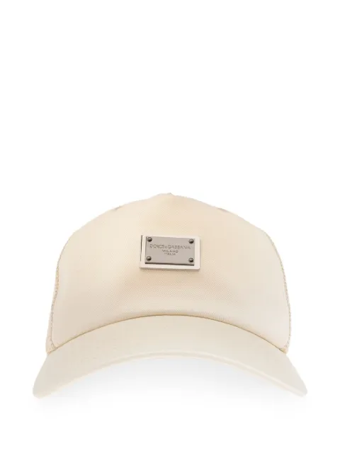 Dolce & Gabbana gorra con placa del logo