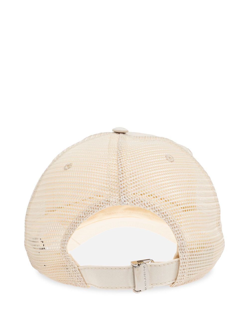 Dolce & Gabbana Honkbalpet met logoplakkaat - Beige