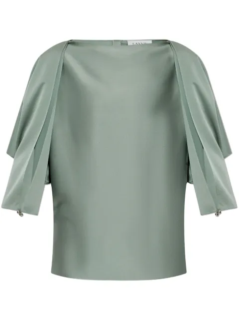 Lanvin satin-finish blouse 