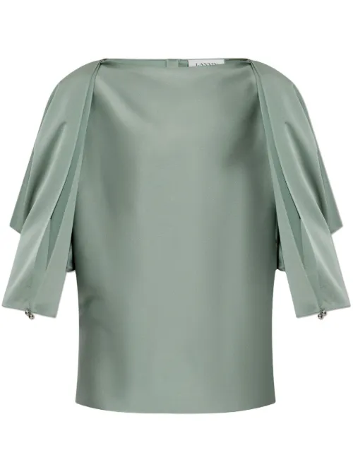 Blouse à fini satiné - Lanvin - Modalova