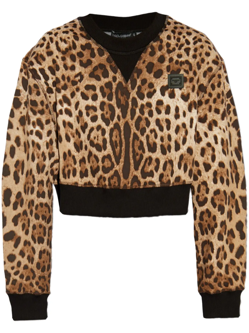 Dolce & Gabbana レオパード プルオーバー - ニュートラル Dolce & Gabbana レオパード プルオーバー - ニュートラル