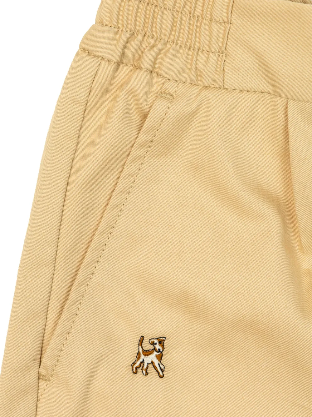 Bonpoint Shorts met borduurwerk Beige