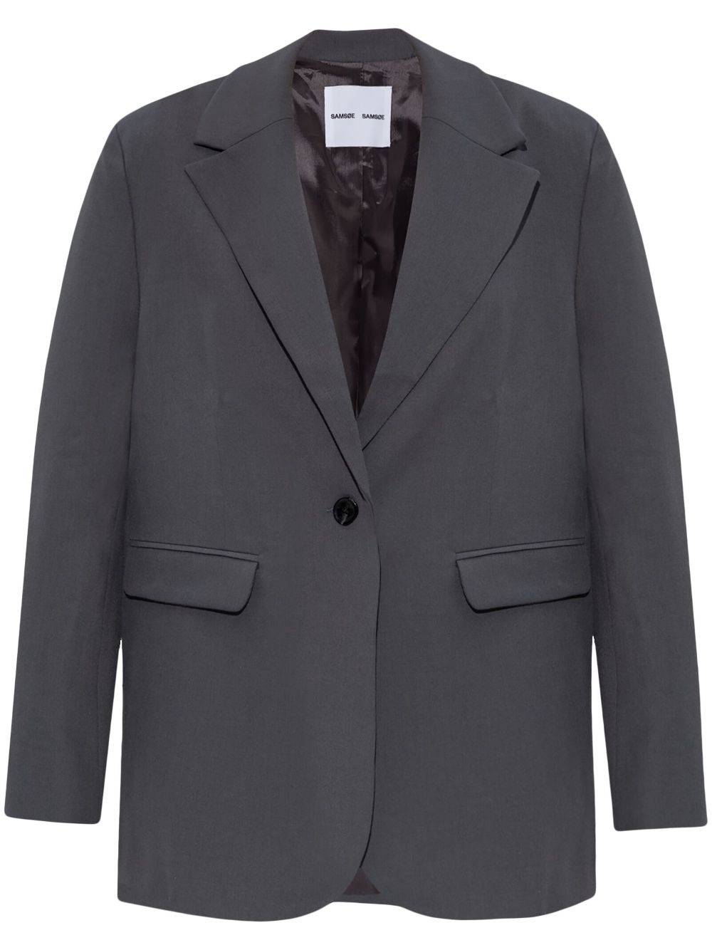 SAMSOE SAMSOE single-breasted blazer - Grey