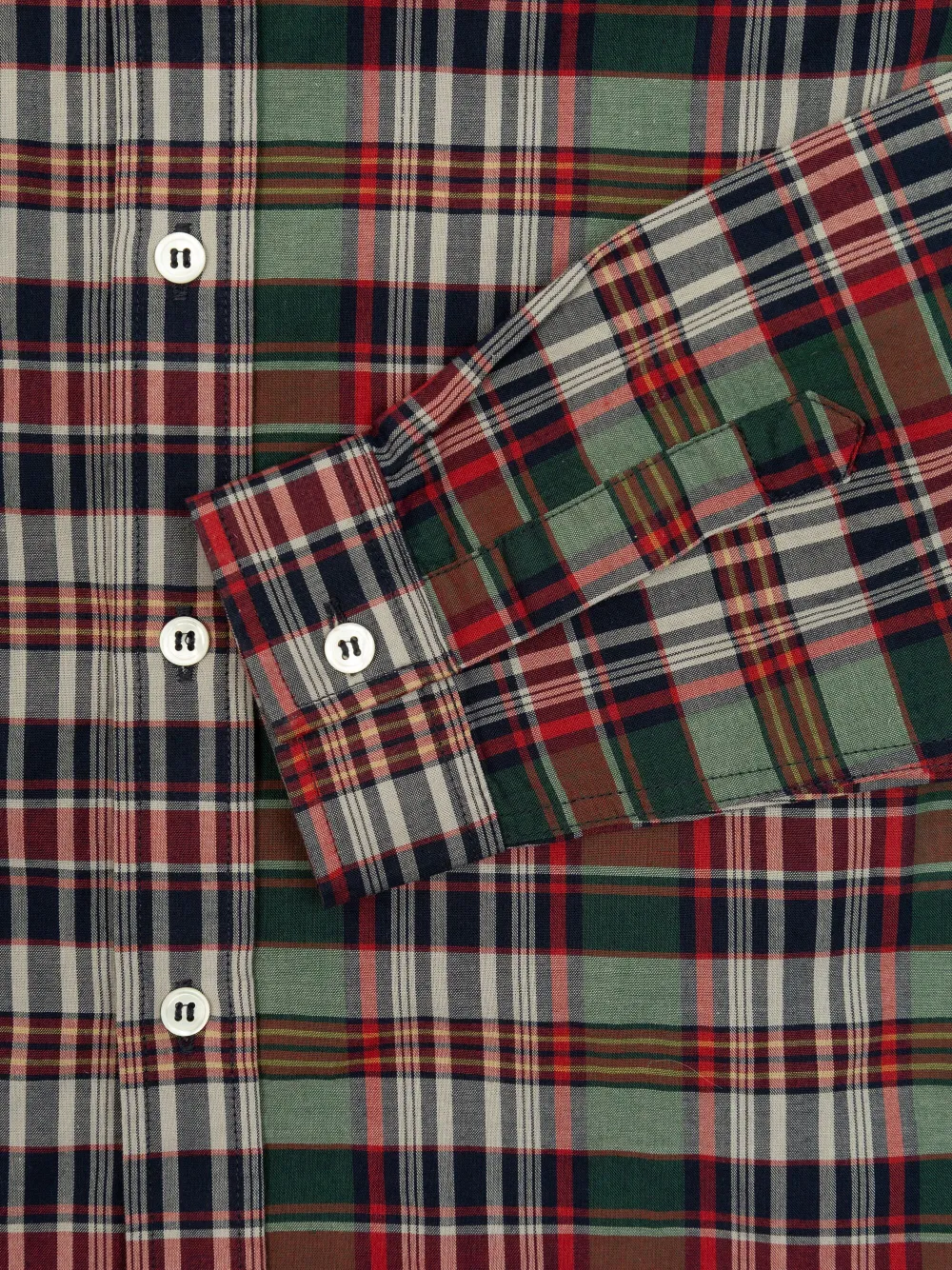 Bonpoint Geruit shirt Groen