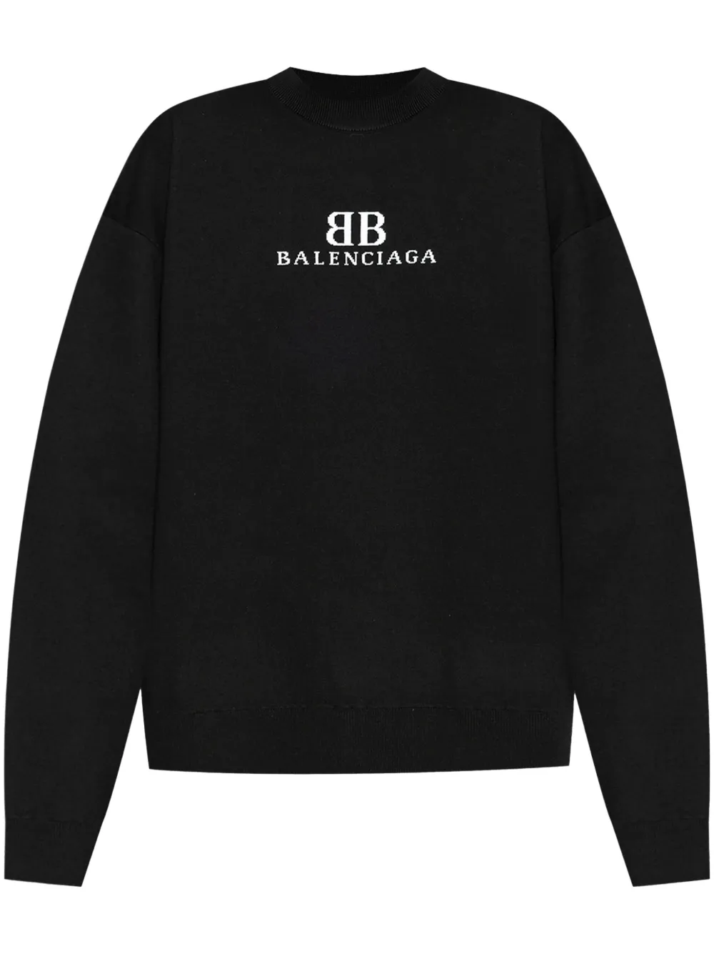 Balenciaga logo sweater – Black