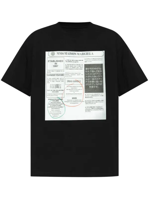 MM6 Maison Margielaのホワイト グラフィックTシャツがセール中