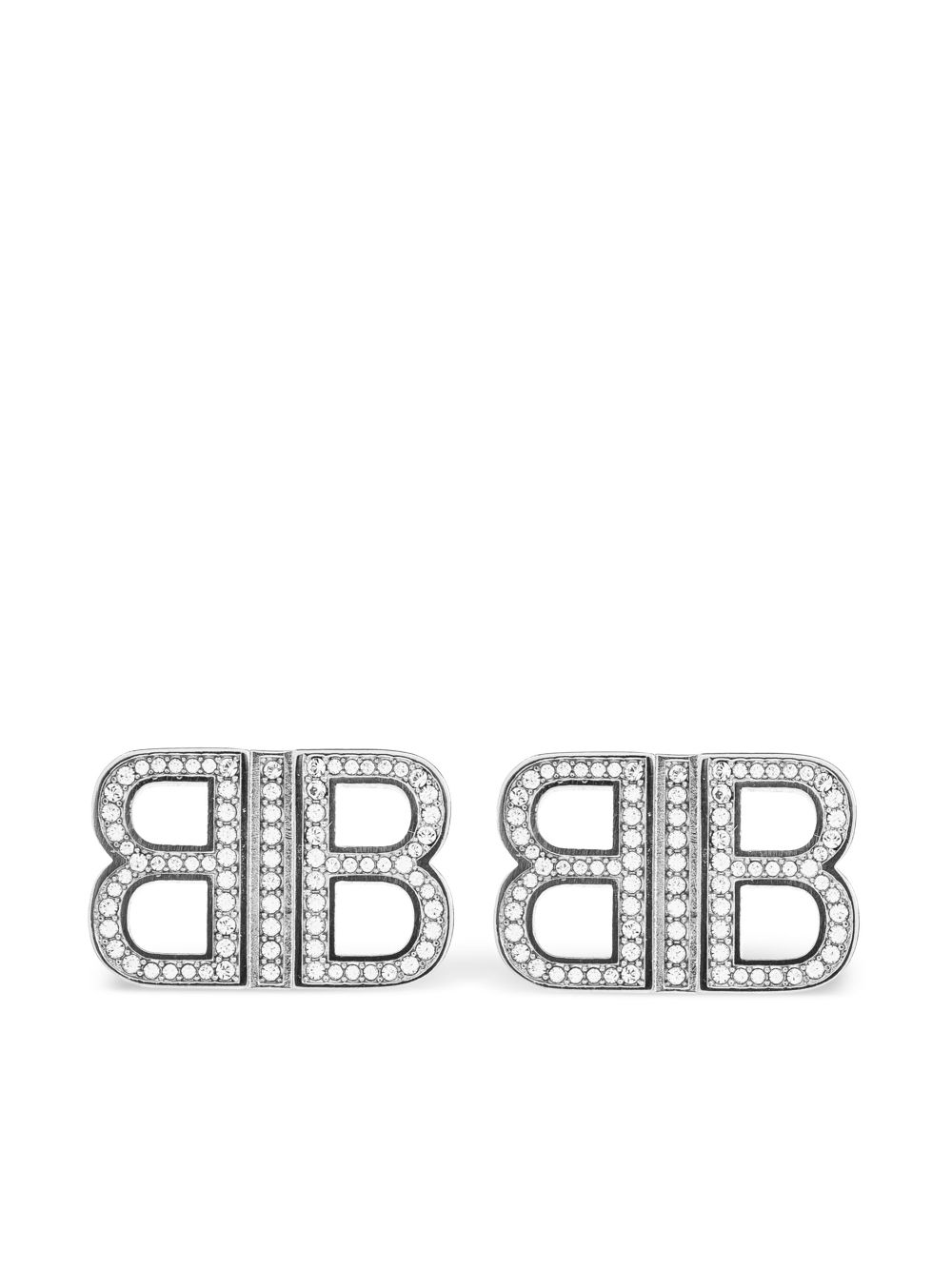 Balenciaga BB earrings - Silver