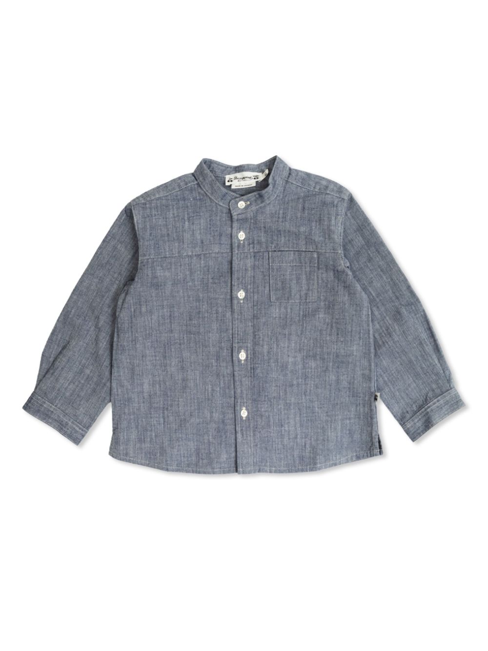 Bonpoint organic cotton shirt - Blue