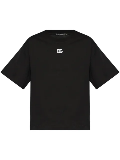 Dolce & Gabbana playera con logo bordado