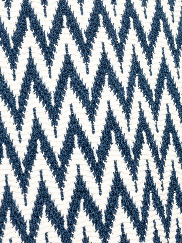 Lanvin Zigzag Motif Sweater | Blue | FARFETCH