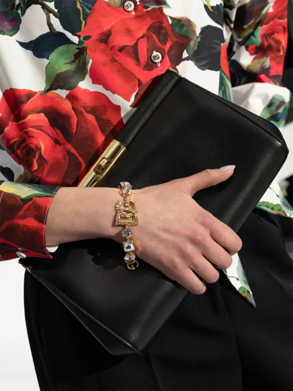 Dolce & Gabbana ロゴプレート ブレスレット | ゴールドトーン