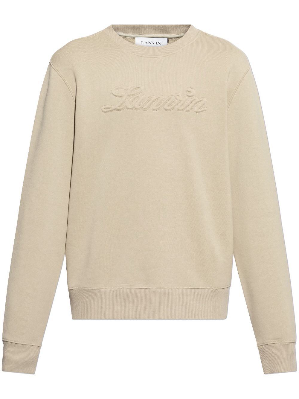 Lanvin logo sweatshirt - Neutrals