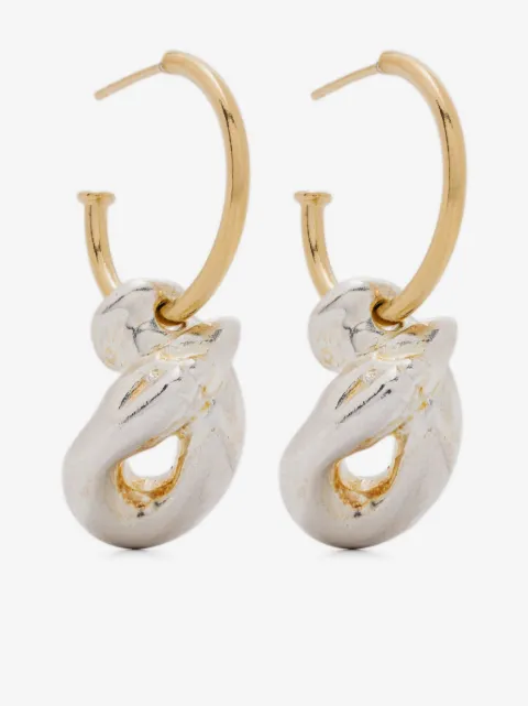 BEATRIZ PALACIOS Swan earrings