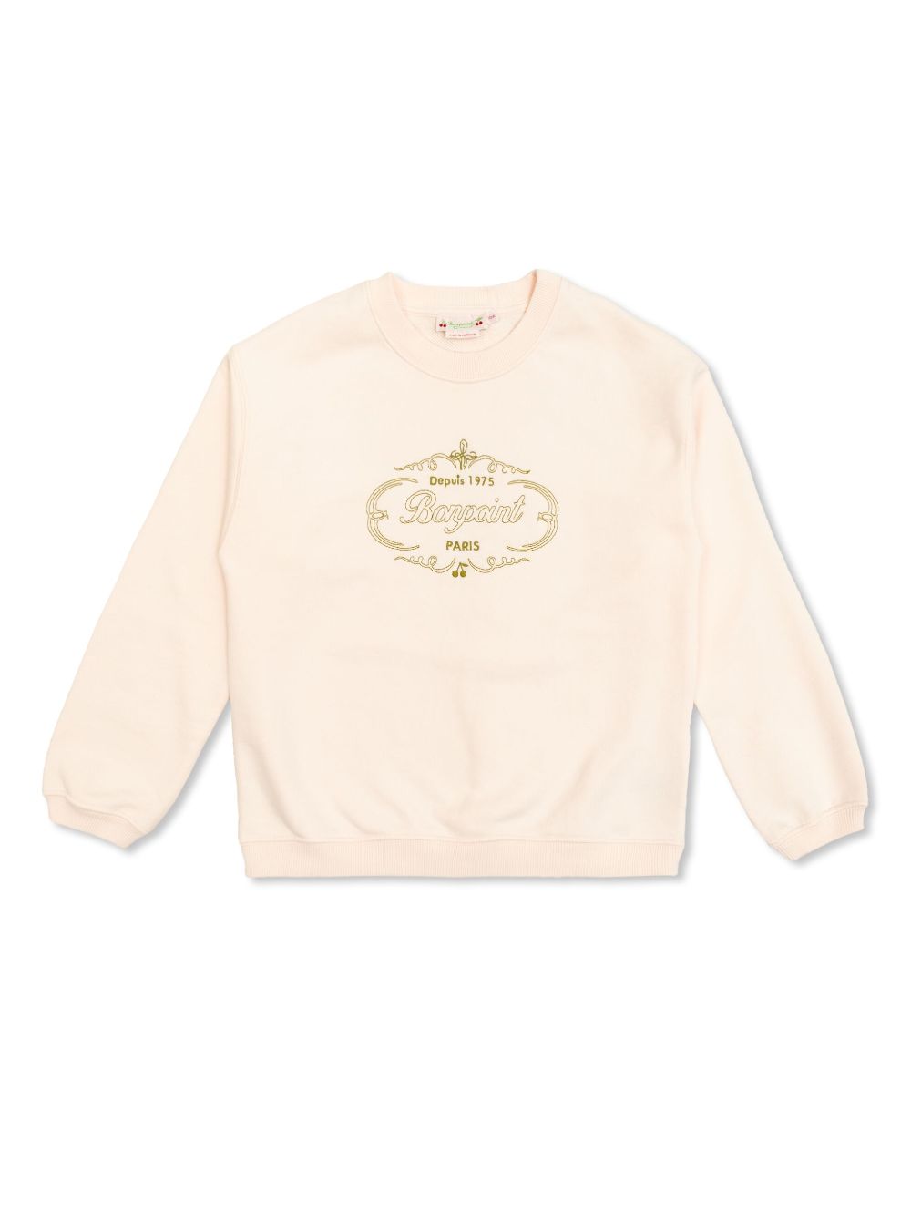 Bonpoint logo-embroidered sweatshirt - Neutrals