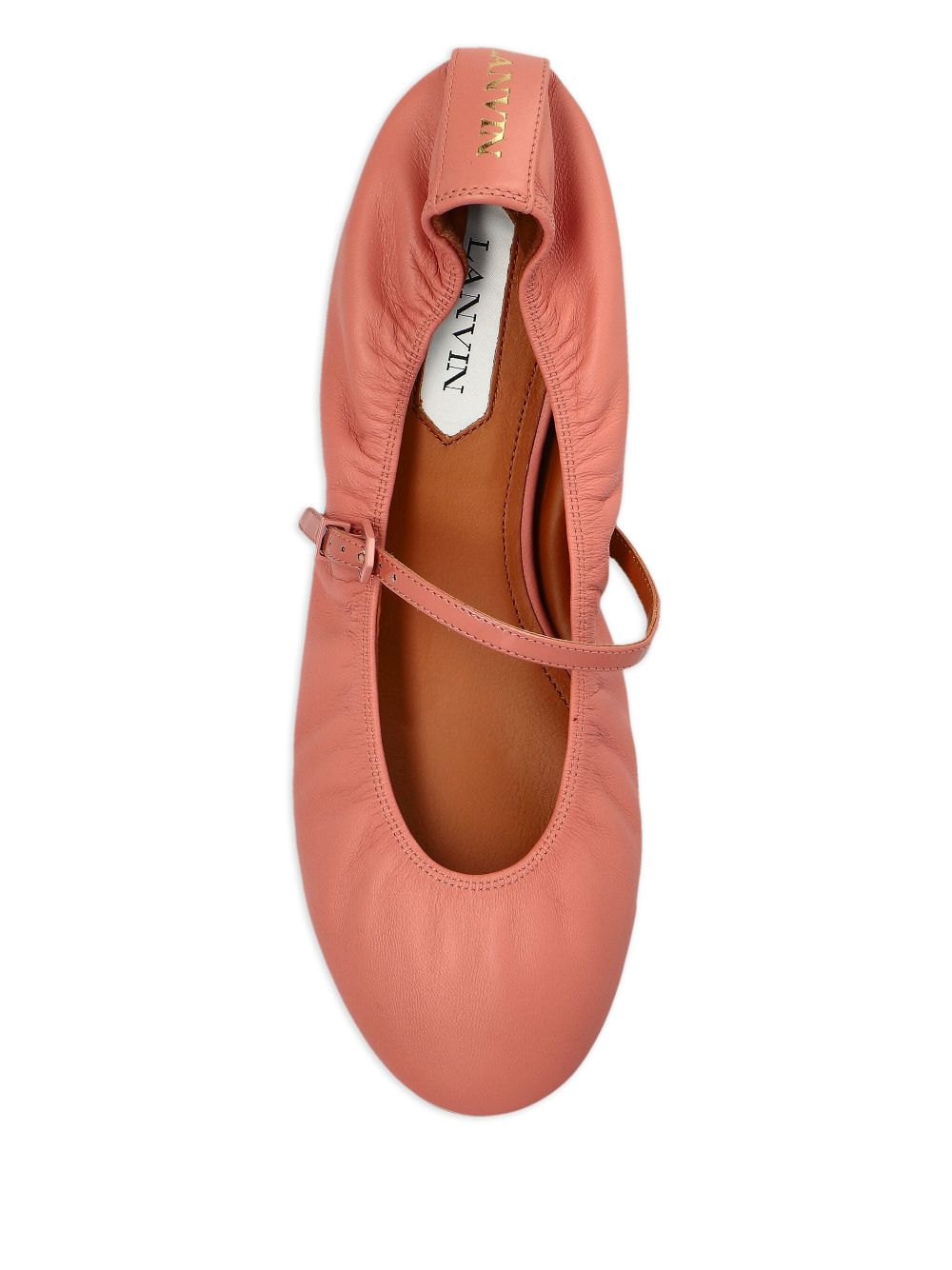 Lanvin Leren ballerina's Roze