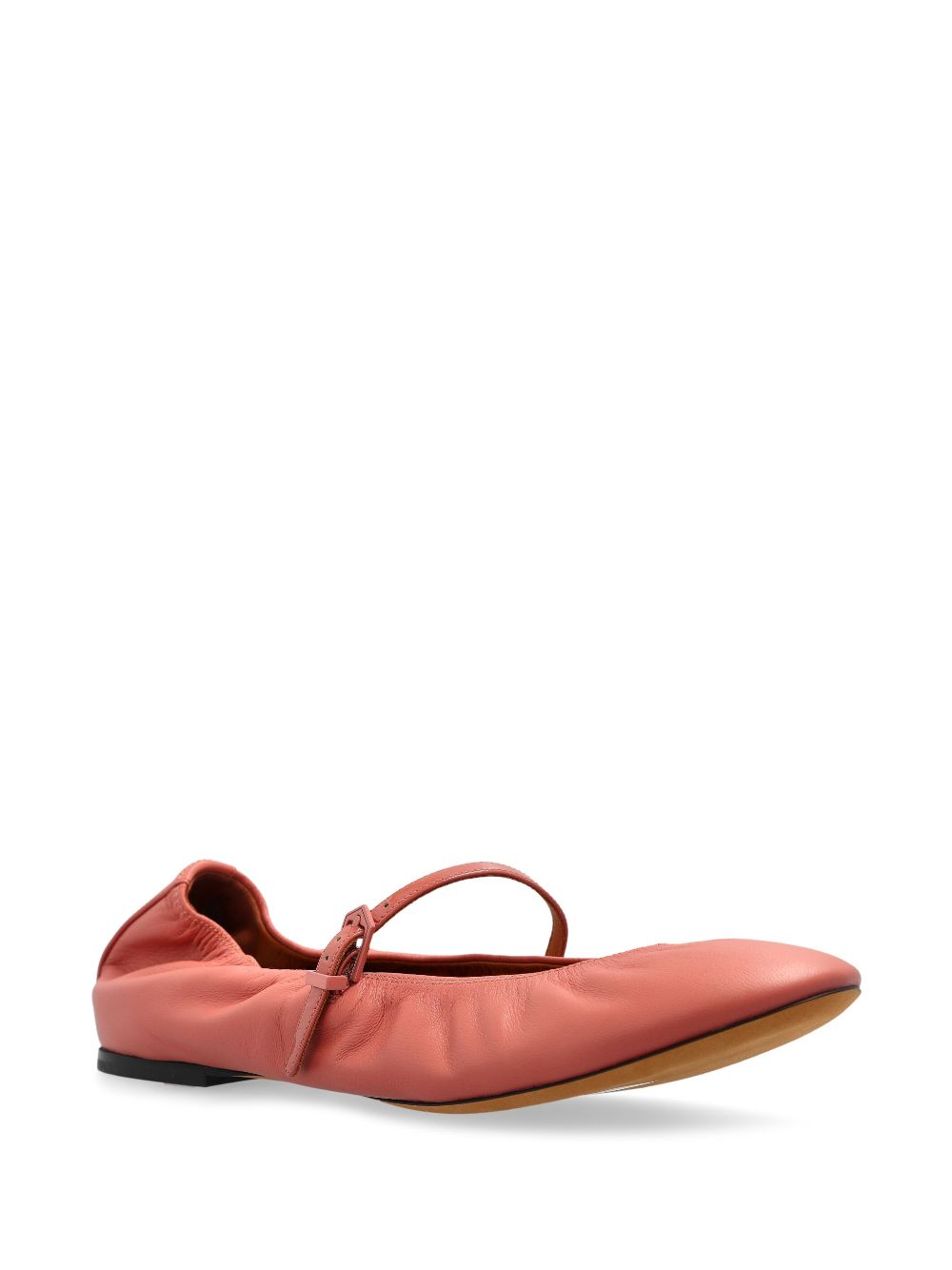 Lanvin Leren ballerina's Roze