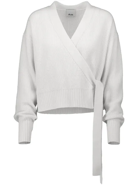 Allude cárdigan con diseño cruzado